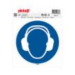 Sticker Oorbescherming dragen 150 mm rond product photo