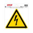 Sticker Gevaarlijke elektrische spanning 200 mm driehoek product photo
